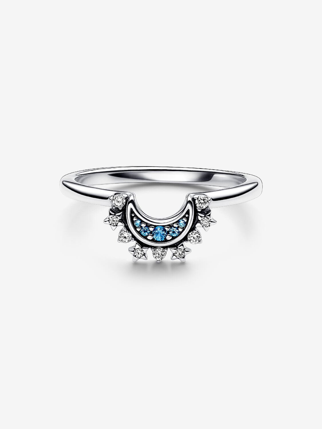 Anello Luna Pietre Blu