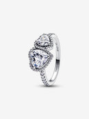 Anello Doppi Cuori Luminosi