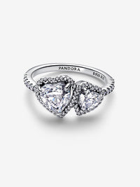 Anello Doppi Cuori Luminosi
