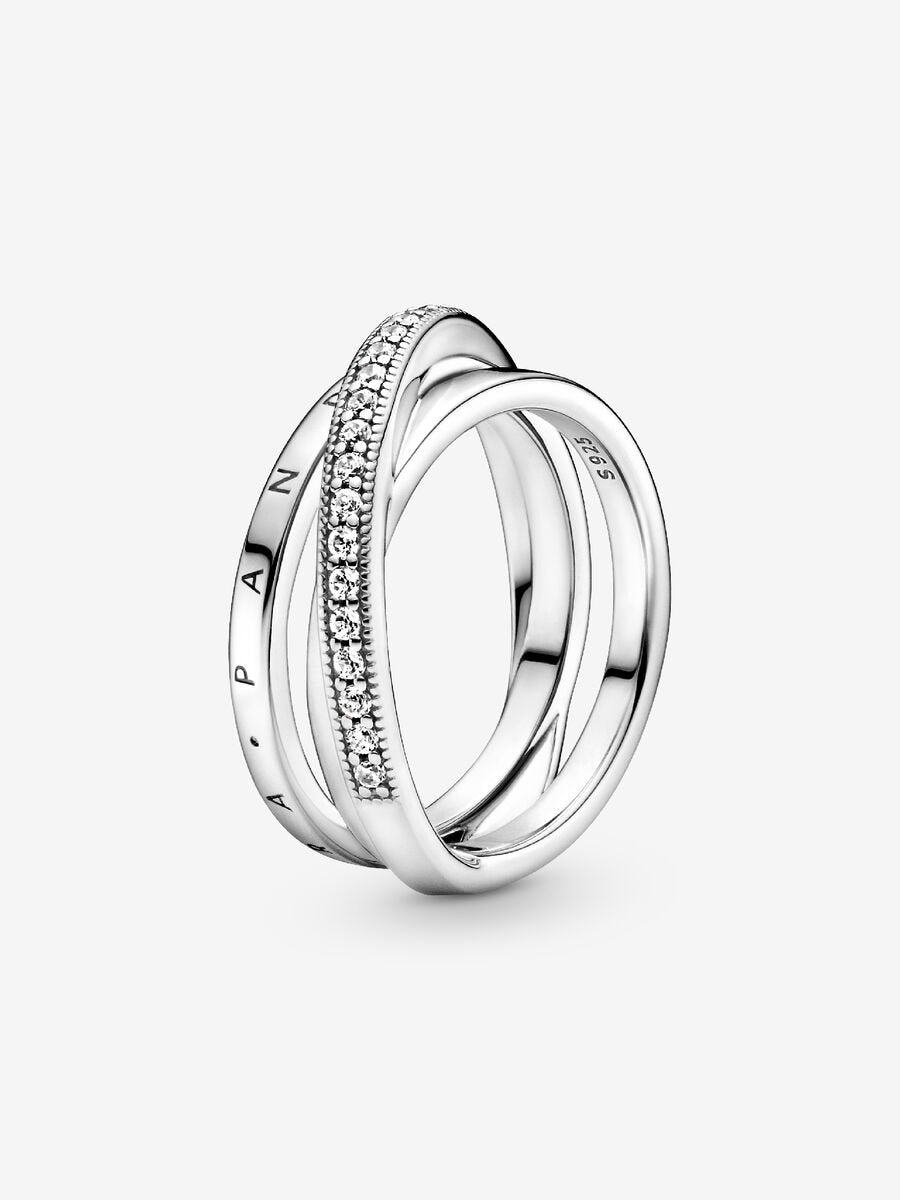 Anello Linee Intrecciate