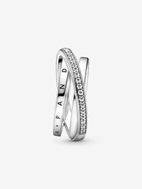 Anello Linee Intrecciate