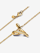 Collana Cuore Linea Sinuosa