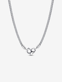 Collana con maglia geometrica