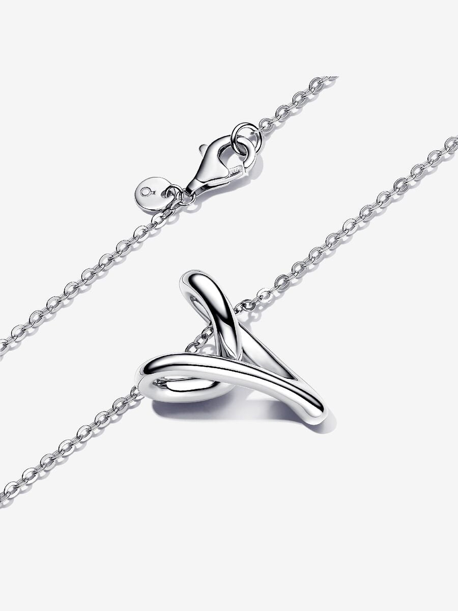 Collana Cuore Linea Sinuosa