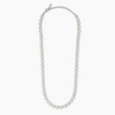 Girocollo tennis in argento con zirconi