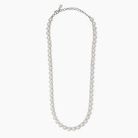 Girocollo tennis in argento con zirconi