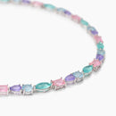 Girocollo con fusion stone multicolor
