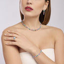 Girocollo con fusion stone multicolor