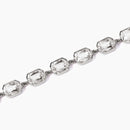 Bracciale con cristalli bianchi