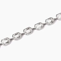 Bracciale con cristalli bianchi