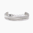 Bracciale con doppia catena e tennis