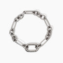 Bracciale maglie alternate