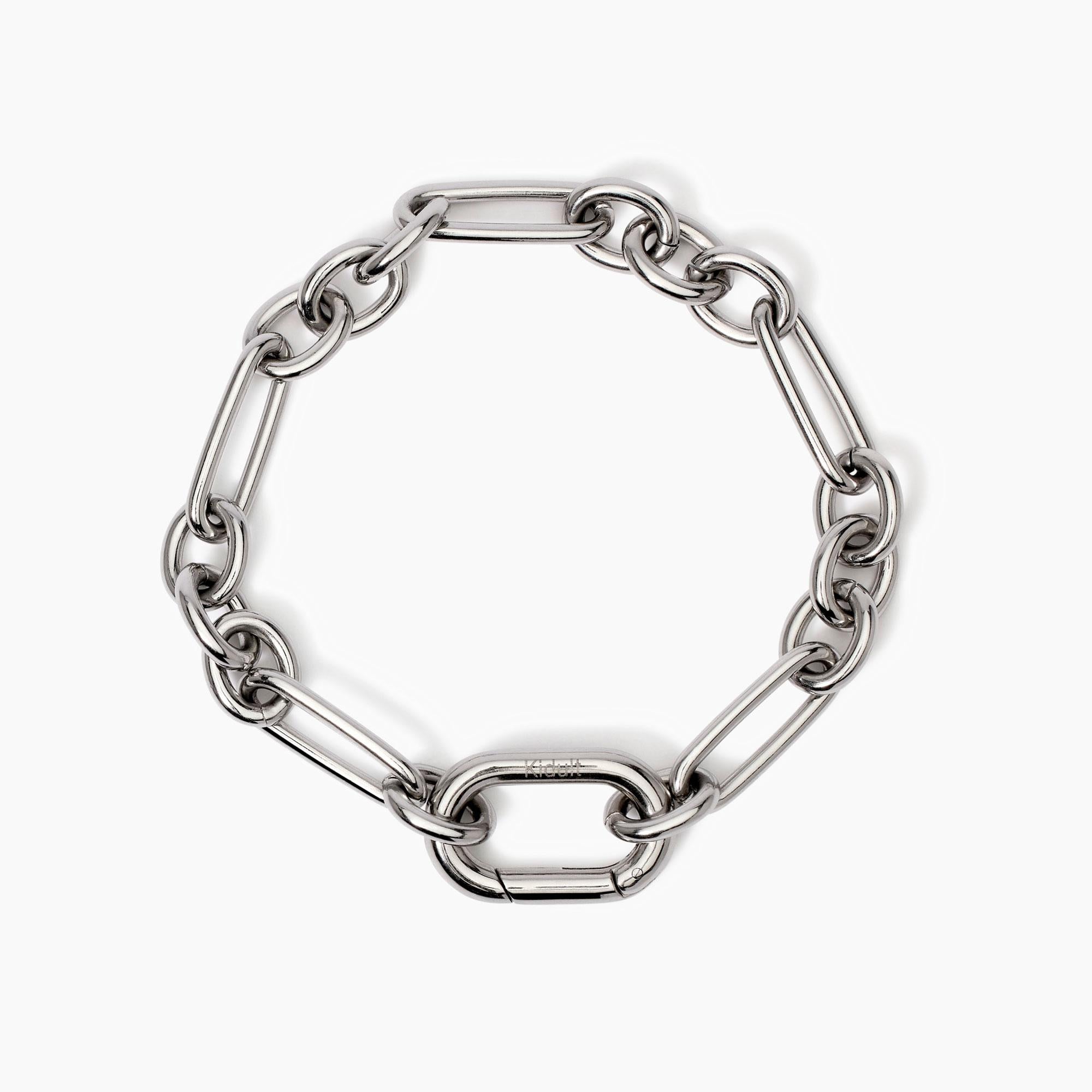 Bracciale maglie alternate