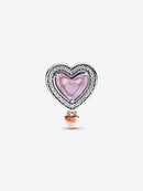 Charm Openwork Mamma con Cuore Pendente