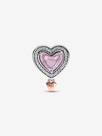 Charm Openwork Mamma con Cuore Pendente