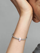 Charm Opale Glitter Rosa