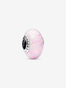Charm Opale Glitter Rosa