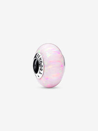 Charm Opale Glitter Rosa