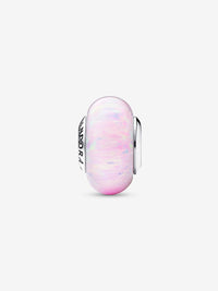 Charm Opale Glitter Rosa