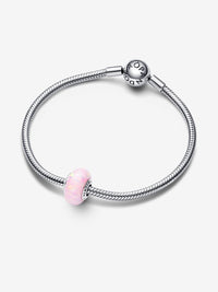 Charm Opale Glitter Rosa