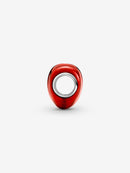 Charm Cuore Metallico Rosso