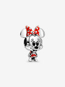 Disney, Charm Minnie con Vestito e Fiocco a pois