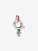 Disney, Charm Minnie con Vestito e Fiocco a pois