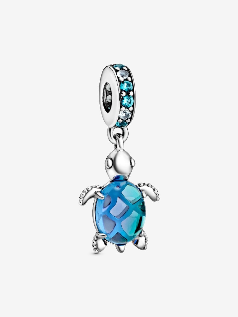 Charm Pendente Tartaruga Marina Vetro di Murano