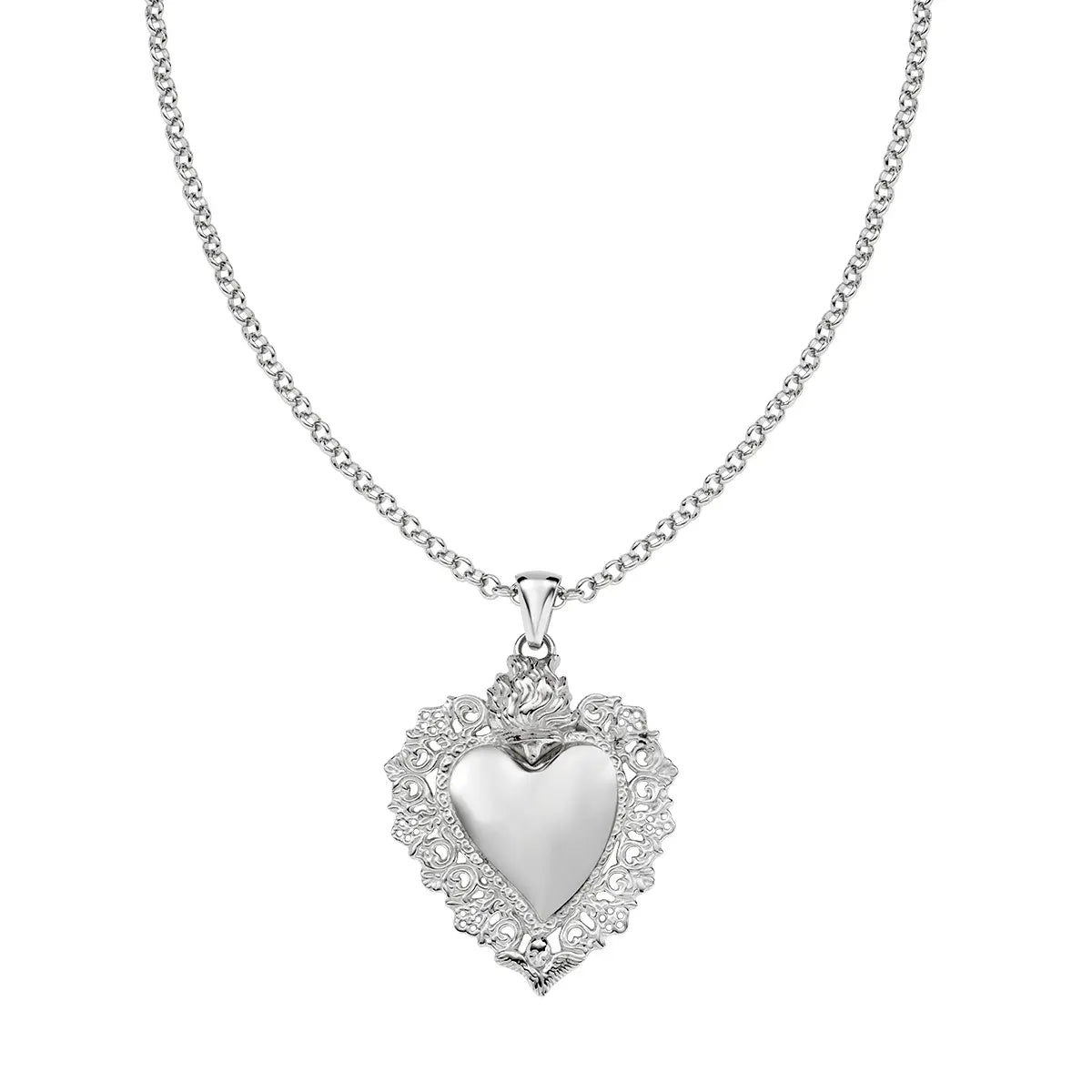 Collana con Pendente Sacro Cuore