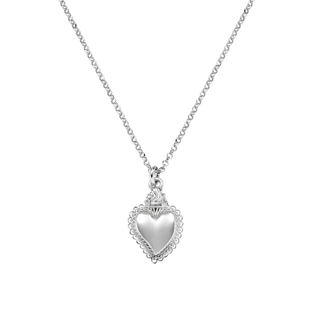 Collana con Mini Pendente Sacro Cuore