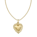 Collana con Pendente Sacro Cuore Dorato