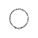Bracciale Catena Figaro con Maglia Corda
