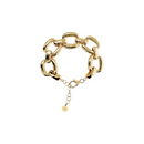 Bracciale Maxi Maglie Quadrate Martellate