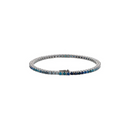 Bracciale Tennis Uomo con Cubic Zirconia Effetto Dégradé
