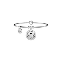 Bracciale bangle con ciondolo maternità