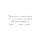 Bracciale bangle con frase charles dickens