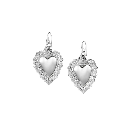 Orecchini Sacro Cuore Pendente