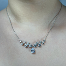 Collana fantasia con zirconi