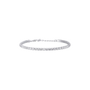 Bracciale tennis regolabile con zirconi