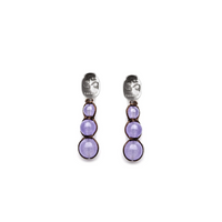 Orecchini Tamashii in Argento con Giada Lavanda