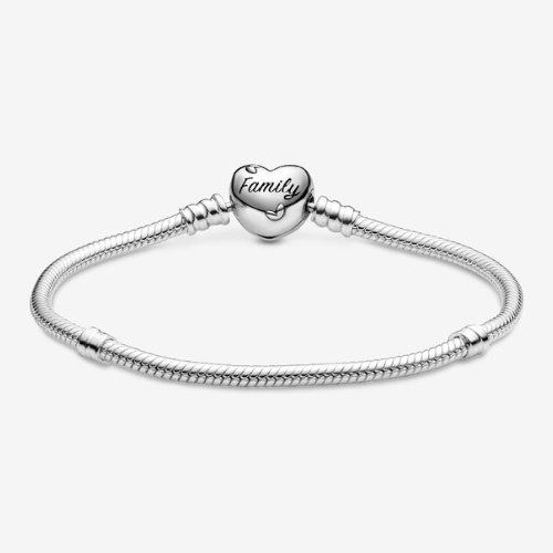 Bracciale Moments con Chiusura a Cuore albero della Famiglia