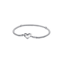 Bracciale Moments Maglia Geometrica con Chiusura a Cuore