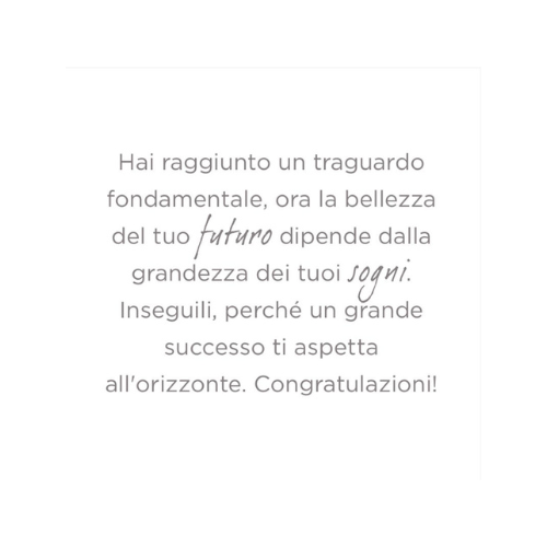 Bangle con ciondolo laurea
