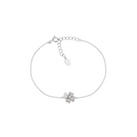 Bracciale "Quadricuore" in Argento con Zirconi