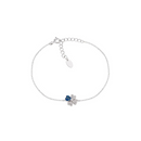 Bracciale "Quadricuore" in Argento con Zirconi