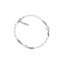 Bracciale Rosario Perle Croce Charm