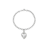 Bracciale Charm con Sacro Cuore
