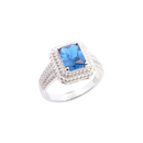 Anello con pietra centrale