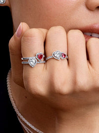 Anello Doppi Cuori
