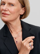 Collana Doppi Cuori Rossi